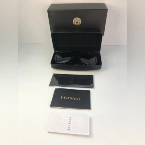 💯 - New Authentic Versace VE4436U Havana Dark Brown Sunglasses - Picture 5 of 12